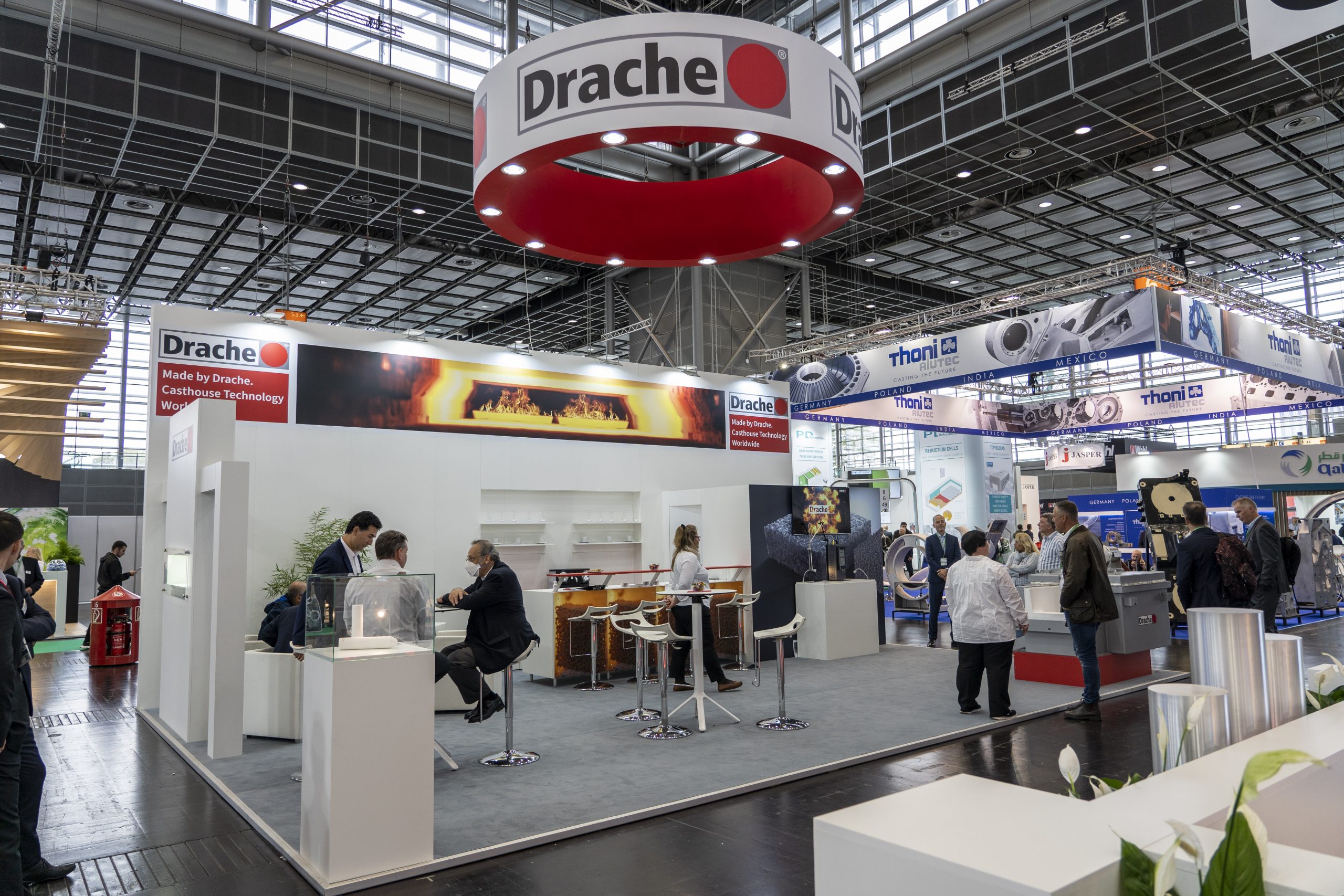Messestand Drache Aluminium 2022